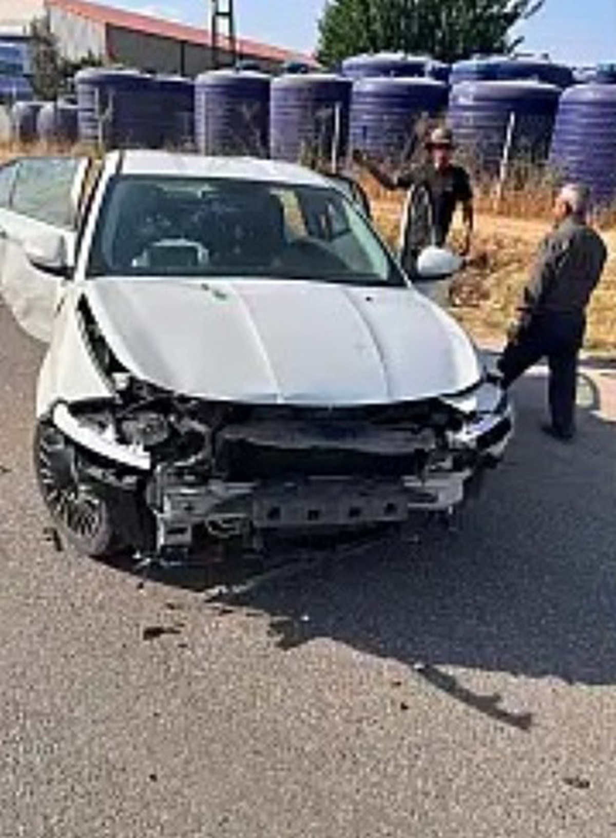 Siirt\'te Zincirleme Kaza: 4 Araç Çarpıştı