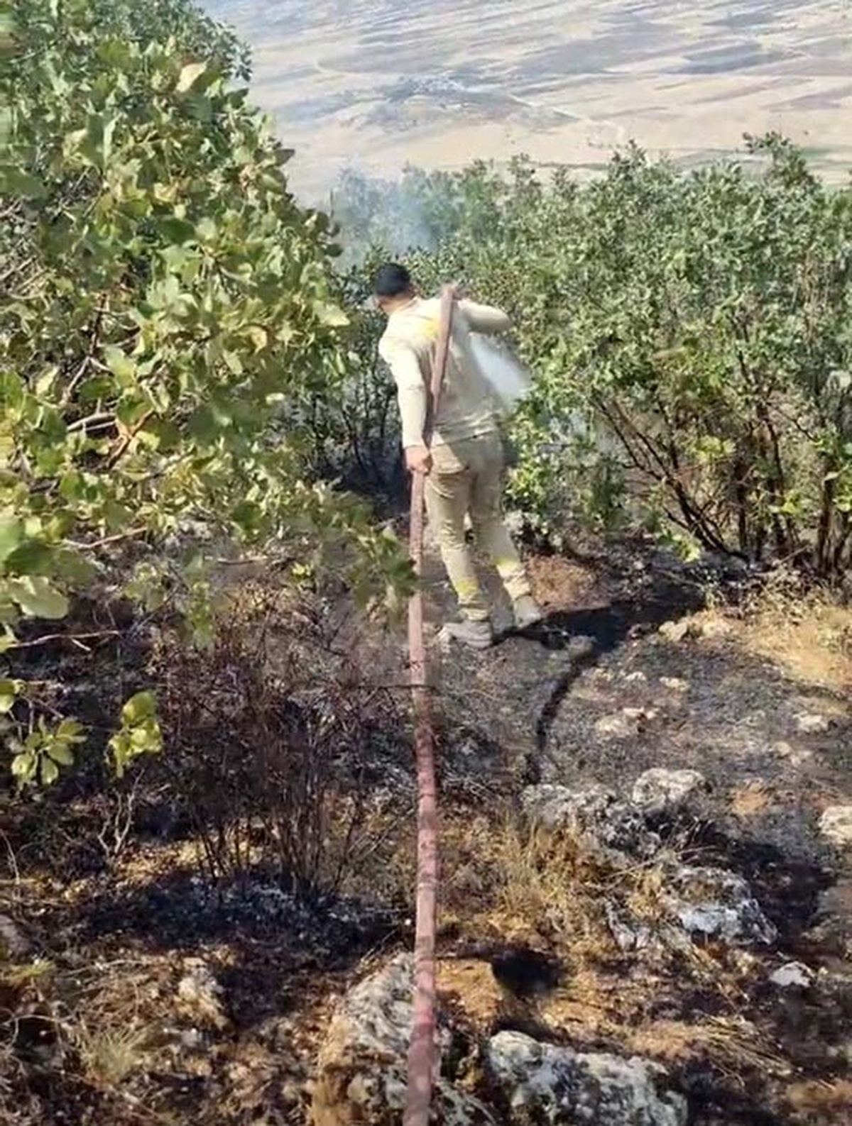 Eruh\'ta Yangın Söndüren Ekip Düğünde Halay Çekti