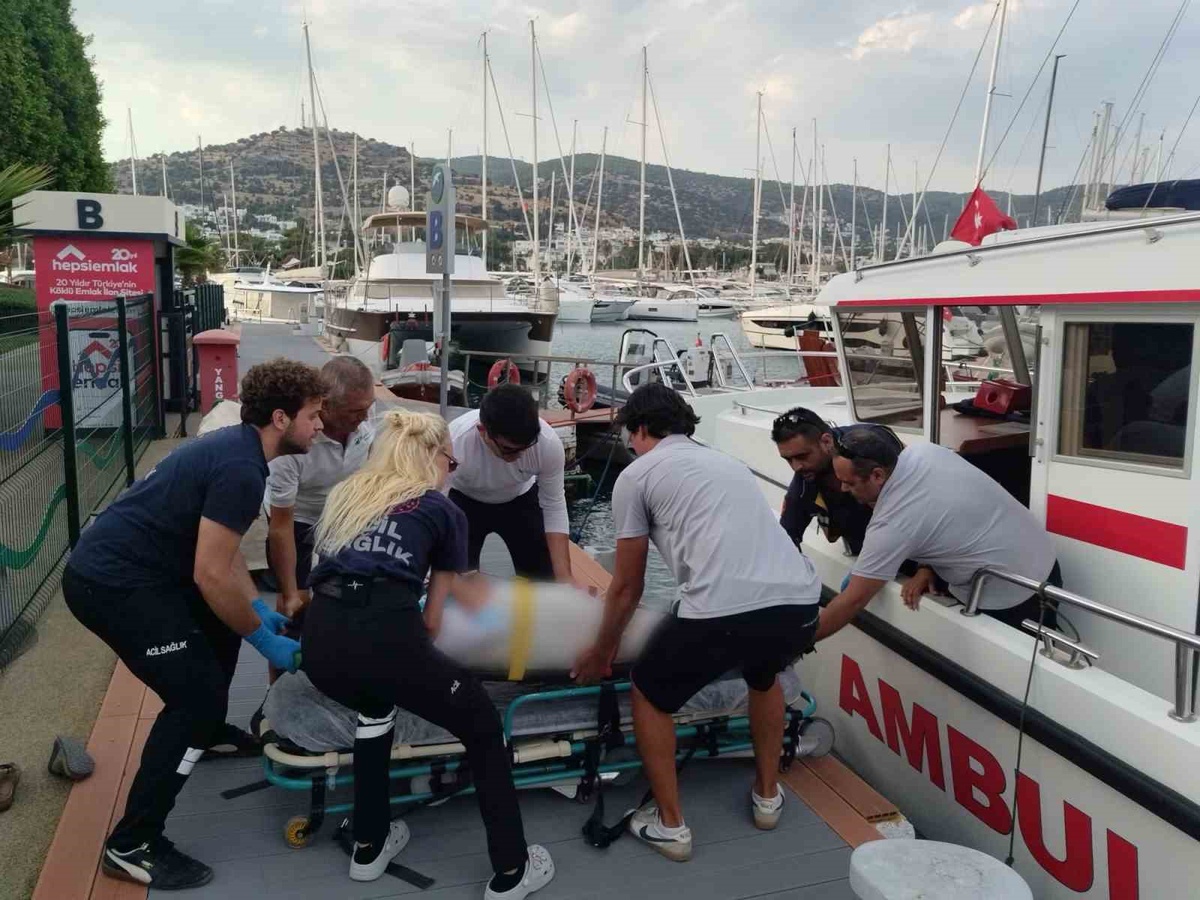 Bodrum\'da Turist Tekne Kazası