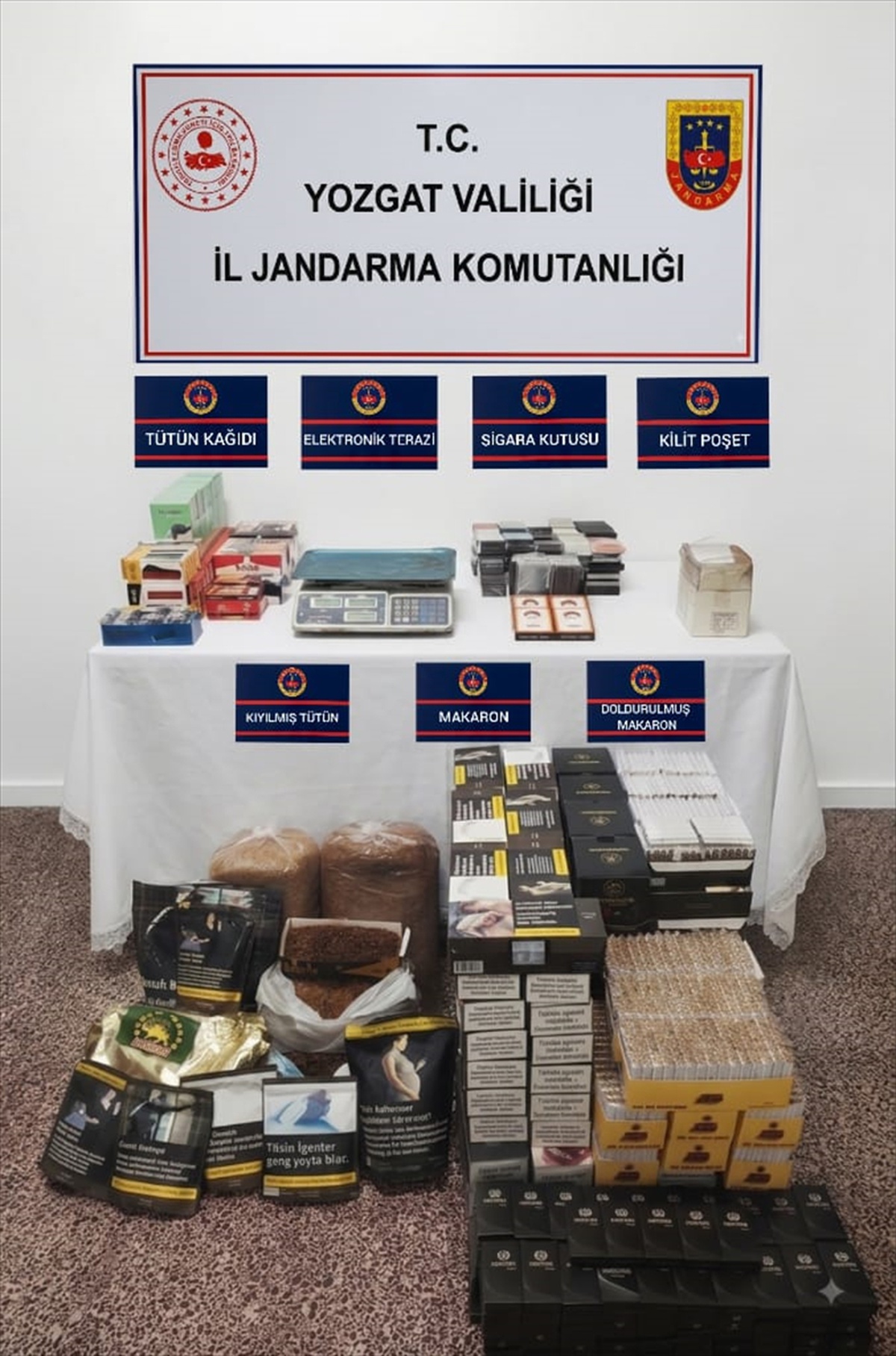 Yozgat\'ta Kaçak Tütün Operasyonu