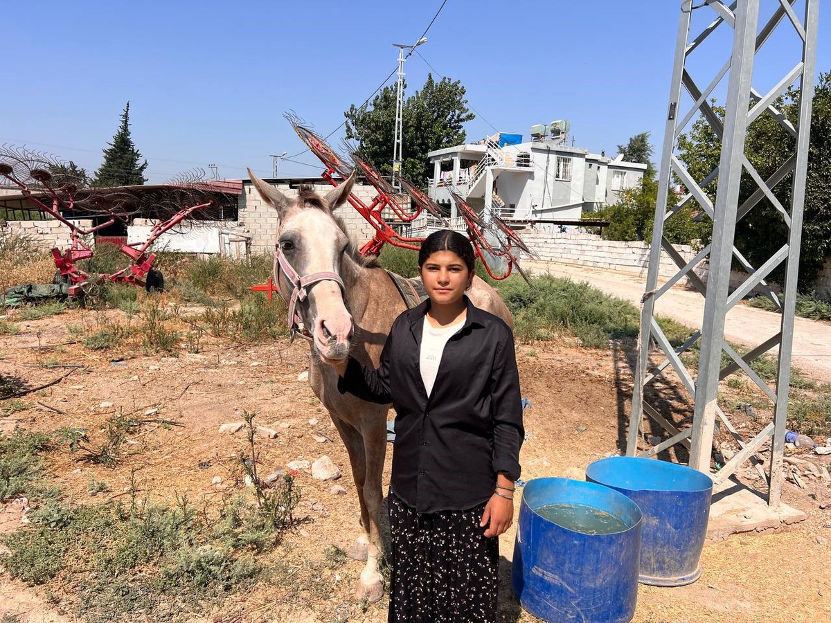 16 Yaşındaki Esmanur, Ailesine Hayvancılıkla Destek Oluyor