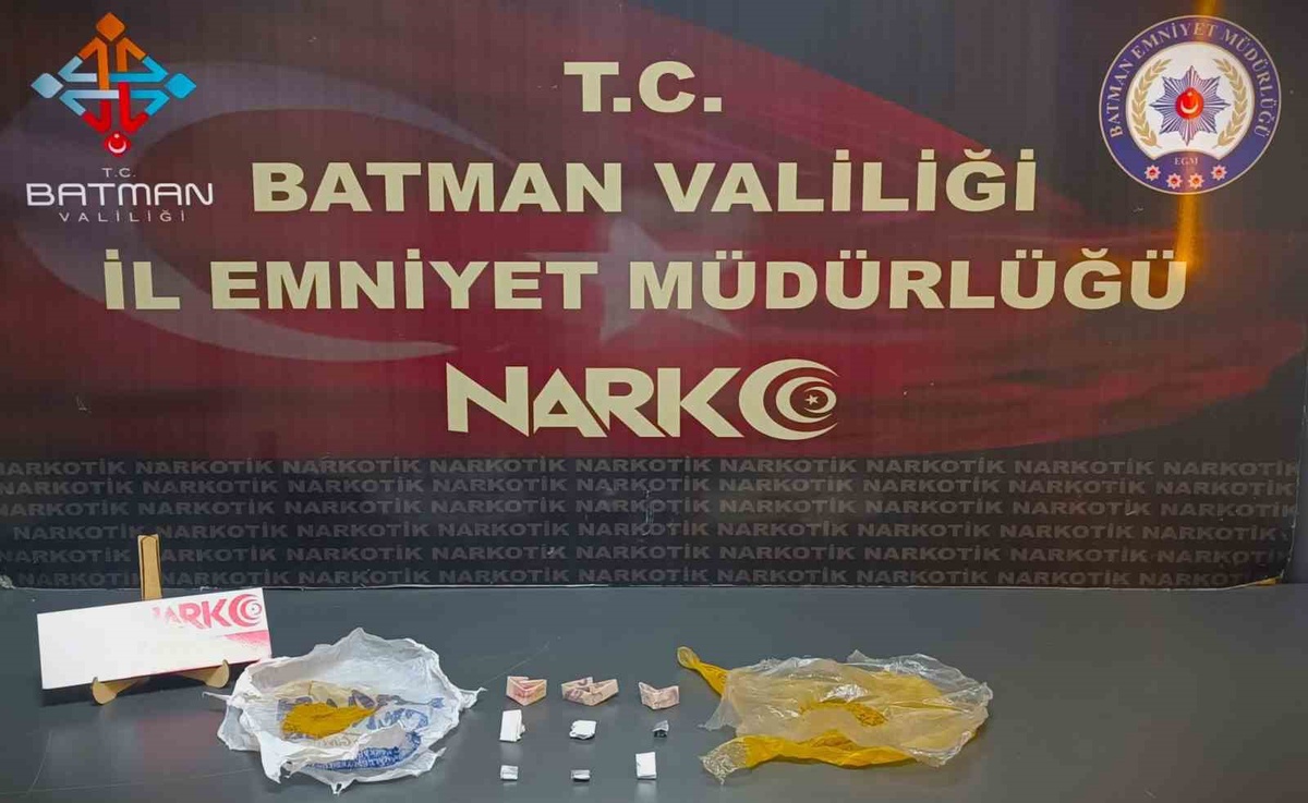 Batman\'da Narkotik Operasyon: 5 Tutuklama