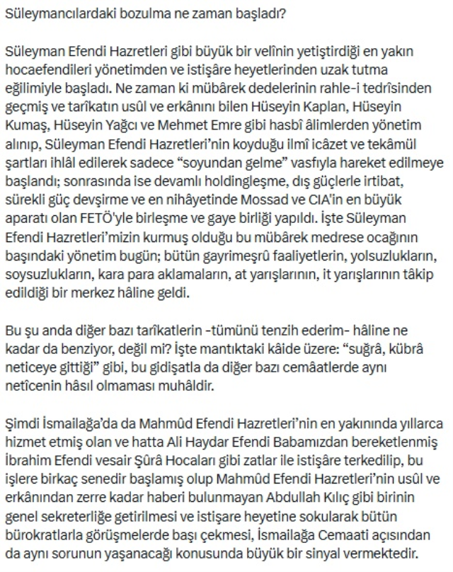 Cübbeli Ahmet, Süleymancıları bombaladı