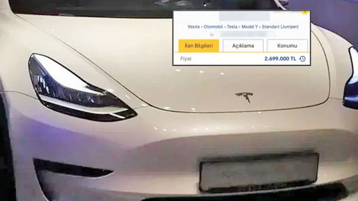 İkinci El Tesla Model Y\'ye Ceza