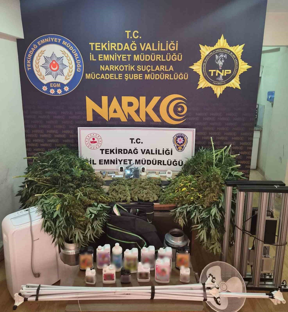 Tekirdağ\'da Uyuşturucu Operasyonu: 7 Tutuklama