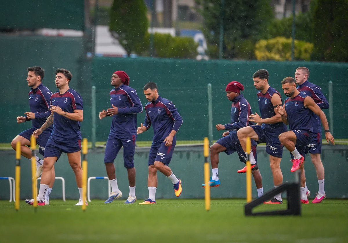 Trabzonspor Ferencvaros Maçı Hazırlıklarına Başladı