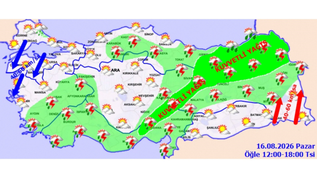 Pazar planları suya düştü! Yurt genelinde sağanak uyarısı
