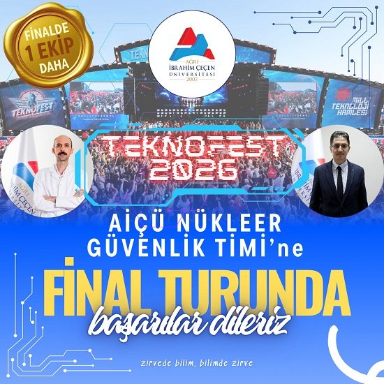 AİÇÜ'den TEKNOFEST 2026'ya Final Bileti