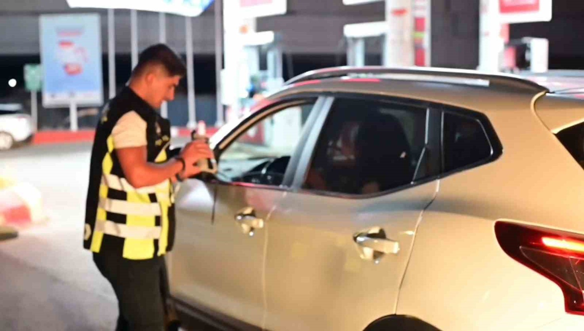 Edirne\'de Gece Trafik Uygulaması