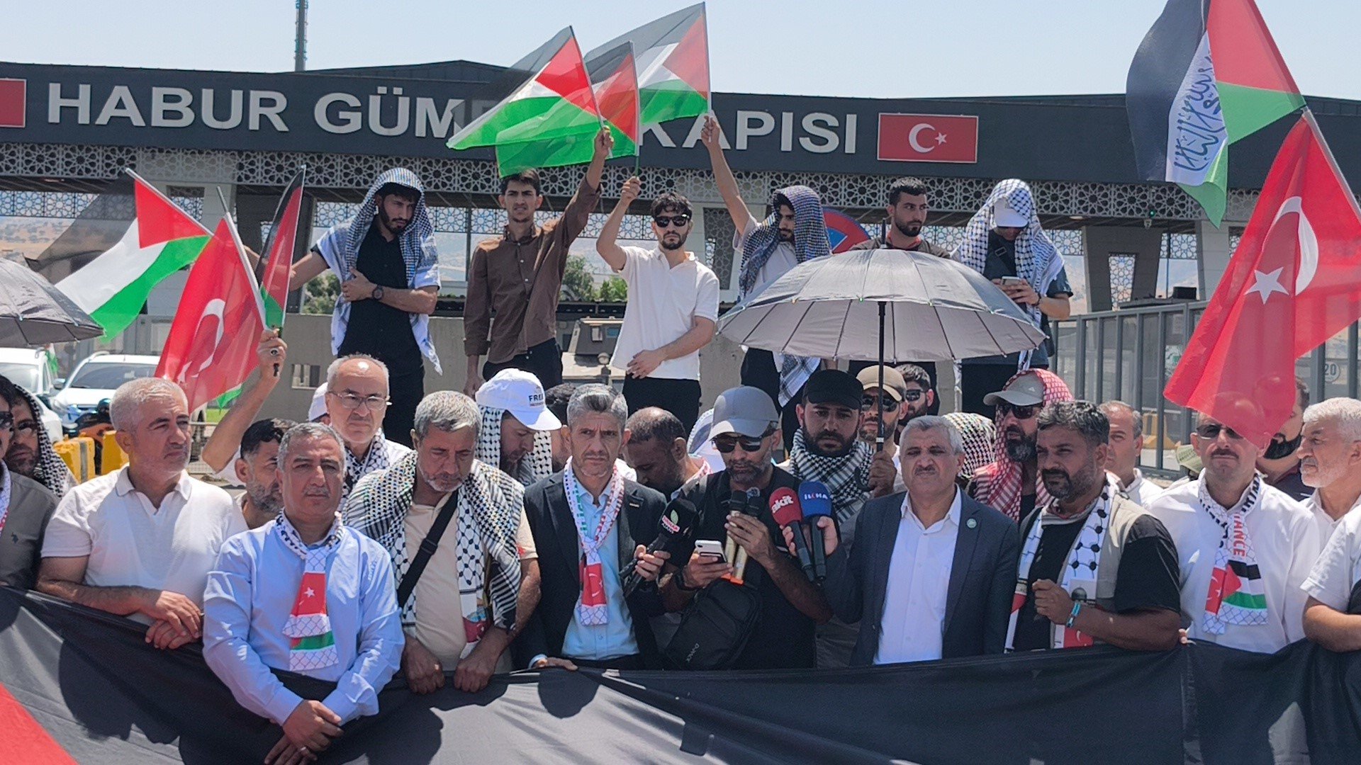 Filistin Konvoyu Eylemlerini Sonlandırdı