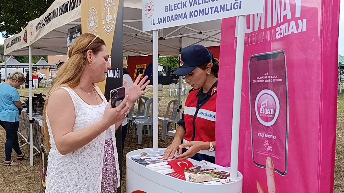 Kınık Festivali\'nde KADES Eğitimi