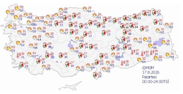 Meteoroloji saat vererek uyardı: Ankara dahil birçok ile sağanak geliyor