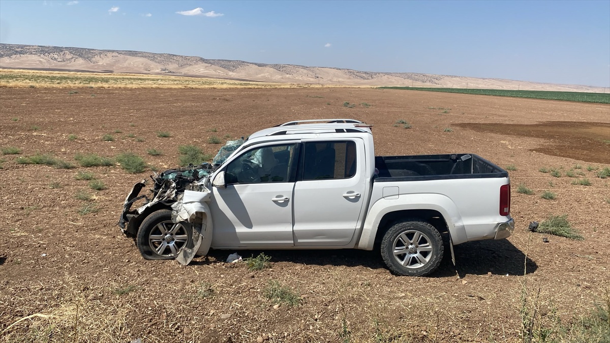 Nusaybin\'de Pikap-Tanker Kazası: 1 Yaralı