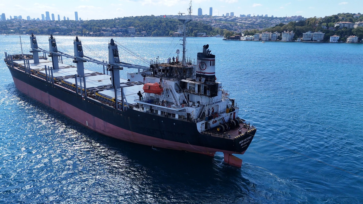 Ukrayna İHA\'ları Kuru Yük Gemisine Saldırdı