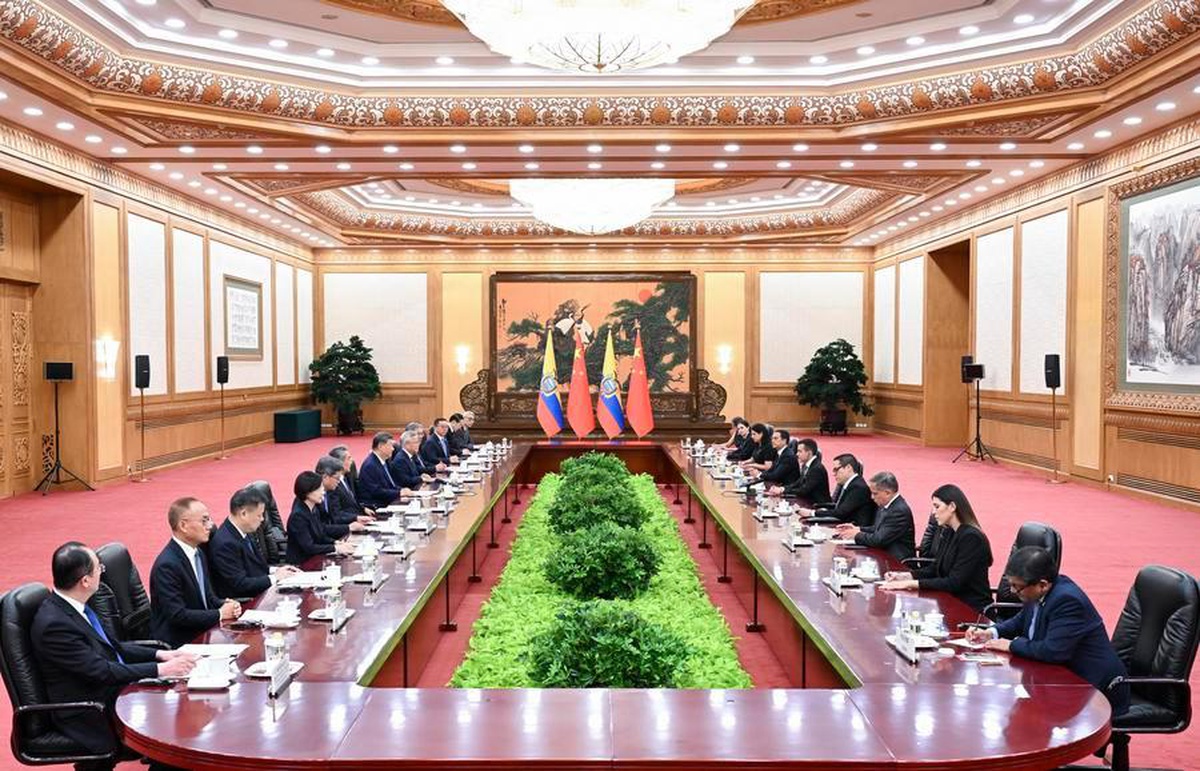 Xi Jinping Ekvador Lideriyle Görüştü