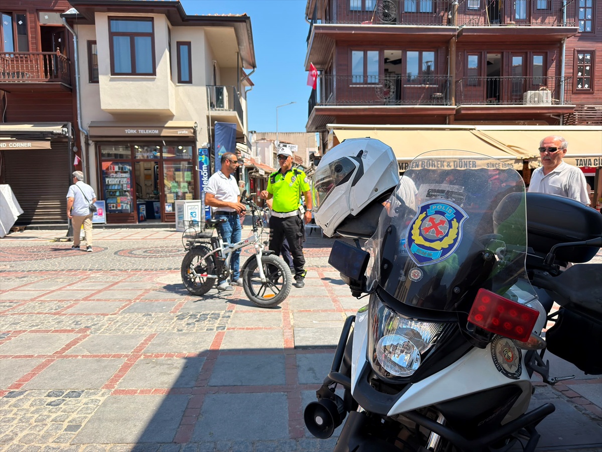 Edirne\'de Motosiklet Denetimi Yapıldı