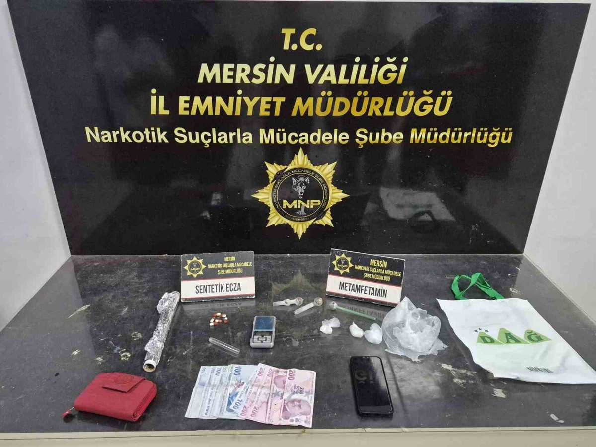 Mersin\'de Uyuşturucu Operasyonu: 2 Tutuklama