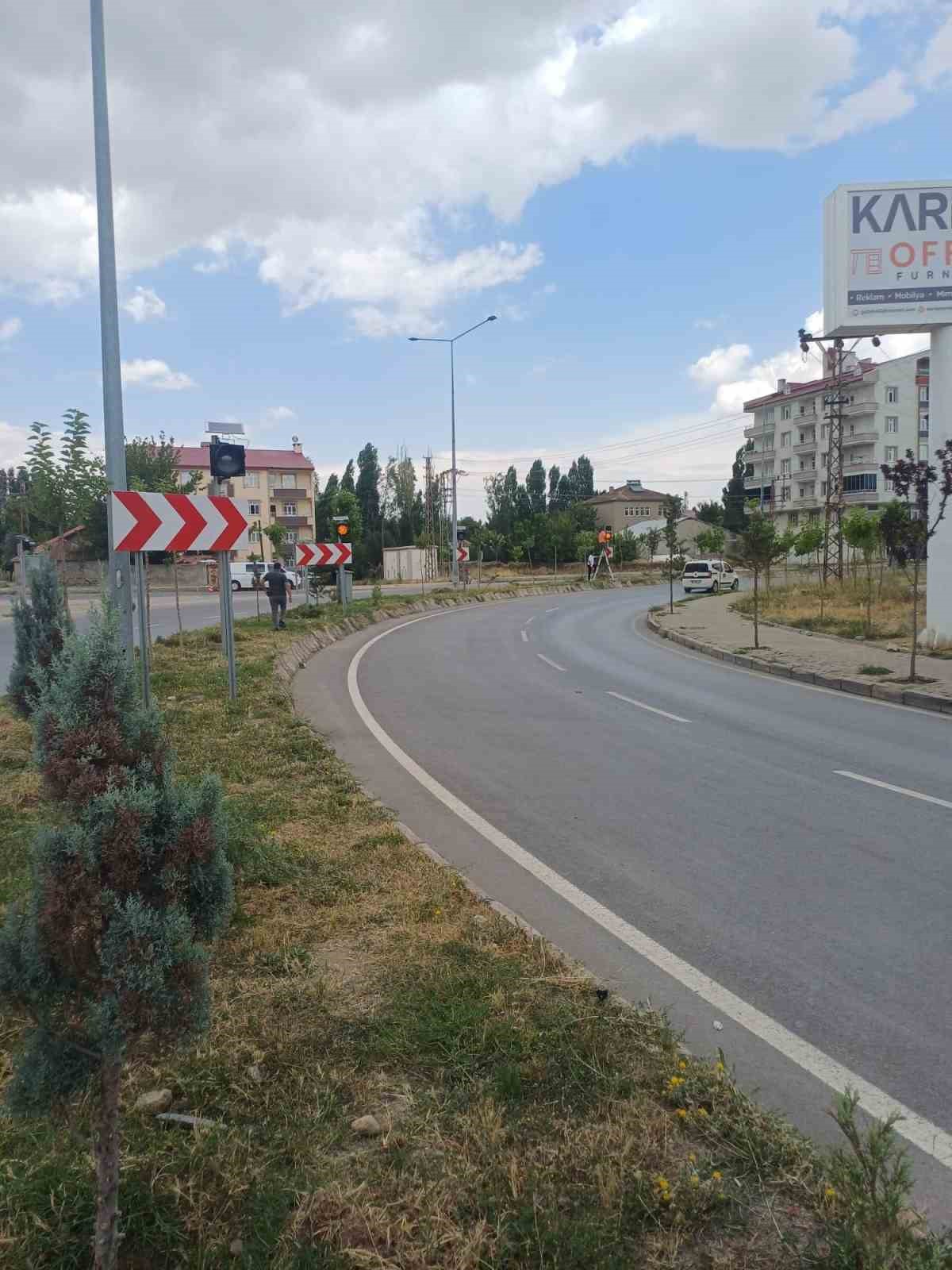 Patnos\'ta Trafik Güvenliği Çalışmaları