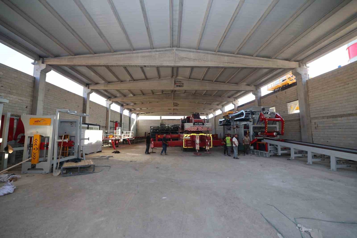 Siirt\'te Yeni Beton Santrali Kuruluyor