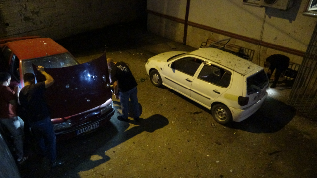 Trabzon'da emniyet müdürlüğünün bahçesine İHA düştü
