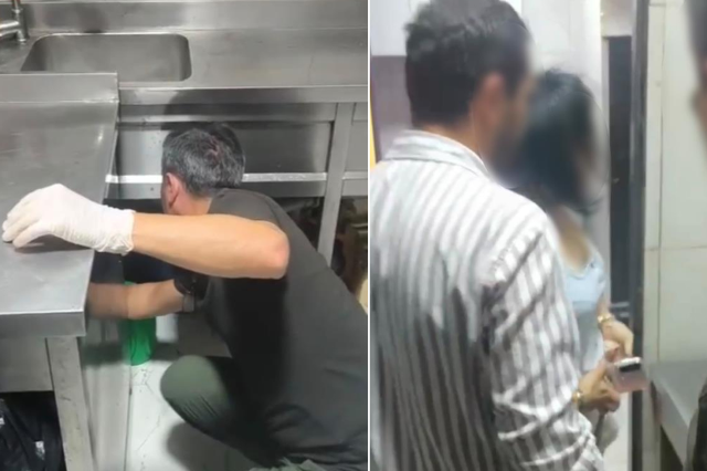 Her yerden kadın çıktı, biri de tezgahın altındaydı