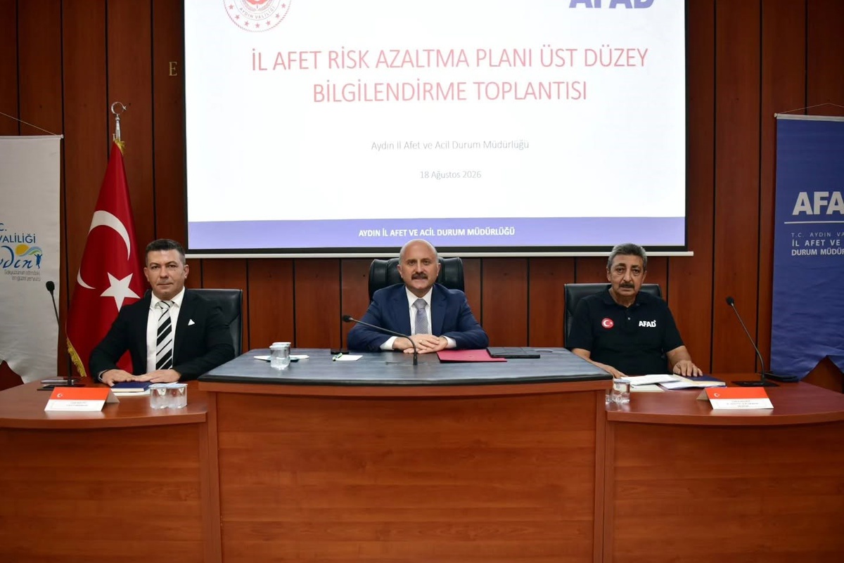 Aydın\'da Afet Risk Azaltma Toplantısı
