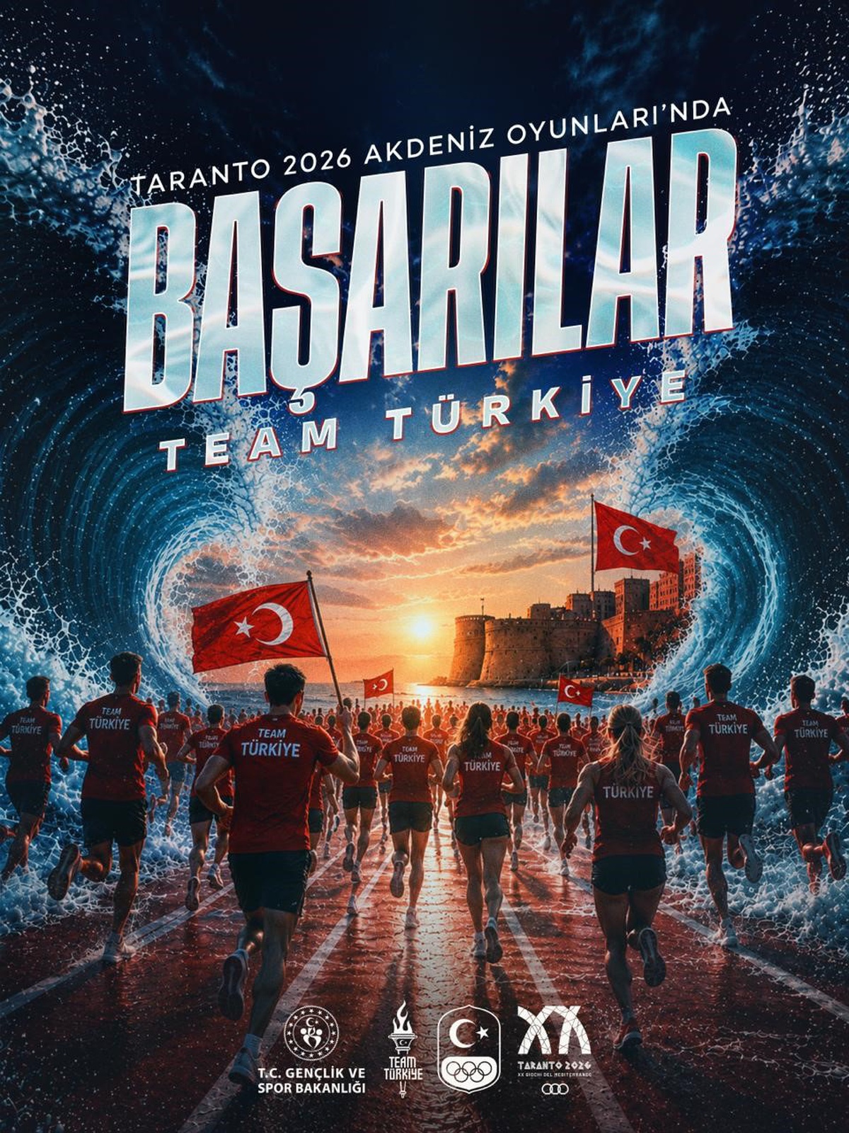 Bakan Bak\'tan Akdeniz Oyunları\'na Destek