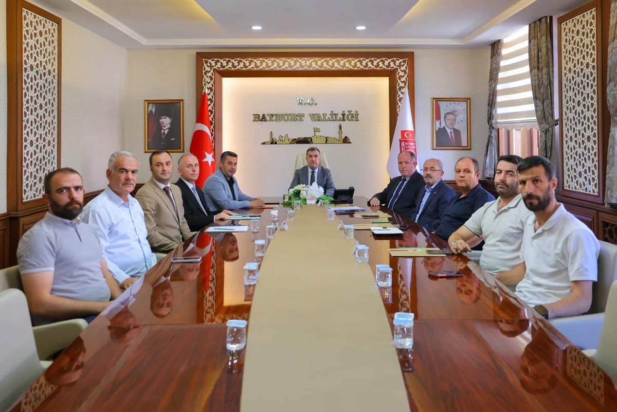 Bayburt\'ta OSB Altyapı Toplantısı