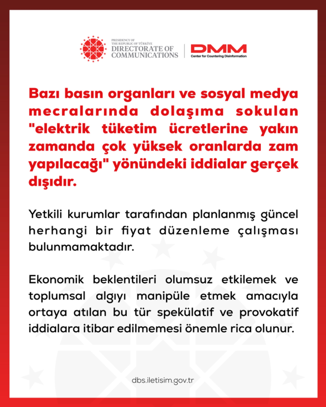 Elektrik faturalarına dev zam mı yapılıyor? DMM'den açıklama geldi