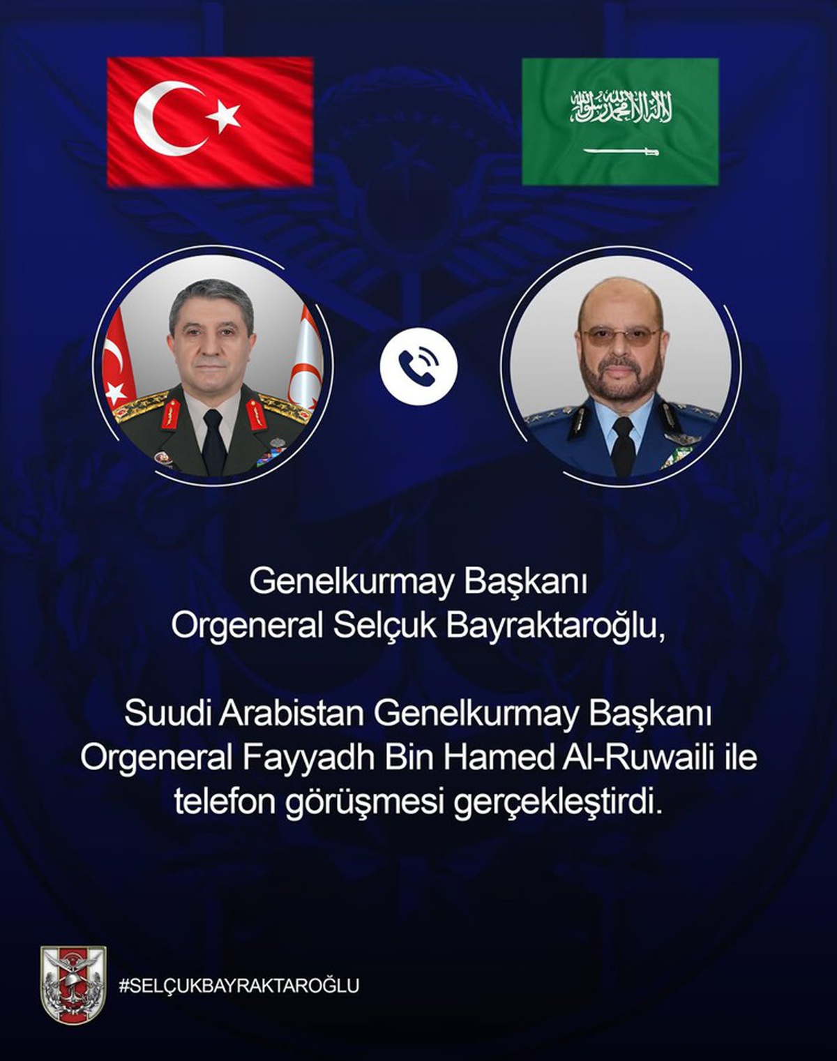 Bayraktaroğlu ve Al-Ruwaili Görüştü