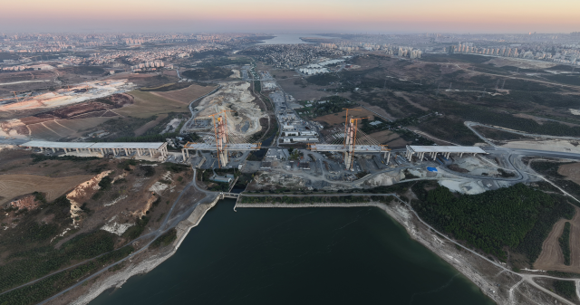 İstanbul’a 4. Köprü geliyor! Çalışmalar havadan görüntülendi