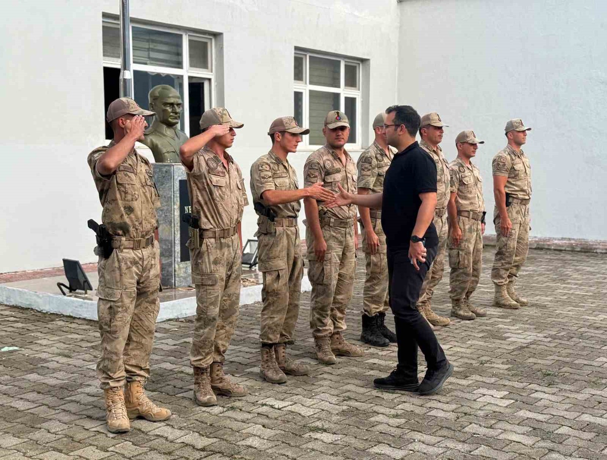 Kaymakam Taşkıran Jandarma Karakolunu Ziyaret Etti