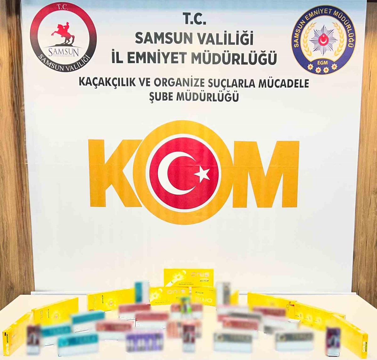 Samsun\'da kaçakçılık operasyonu: 4 paket elektronik sigara ele geçirildi