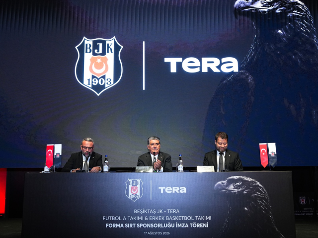 Tera Holding, Beşiktaş JK’nin futbol ve basketbol takımlarına forma sırt sponsoru oldu