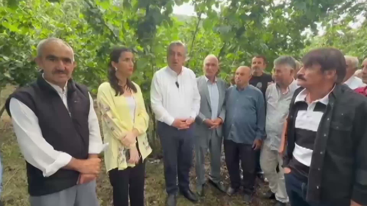Fındık Üreticileri Sorunlarını Anlattı