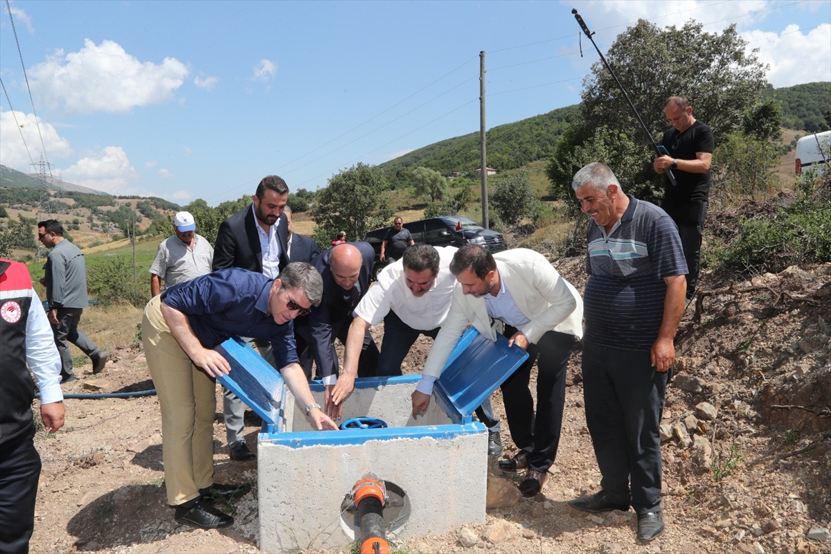 Direkli Köyü\'nde Sulama Projesi Açılışı