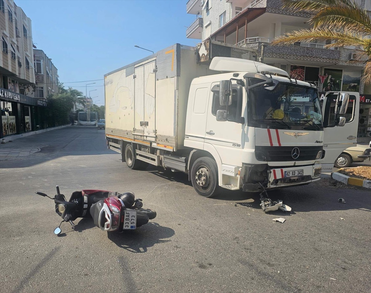Mersin\'de Motosiklet Kazası