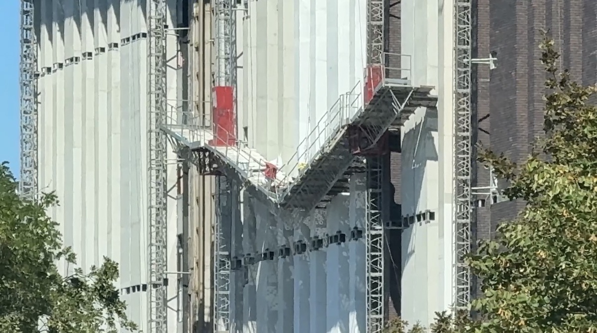 Kağıthane\'de İnşaat Platformu Çöktü