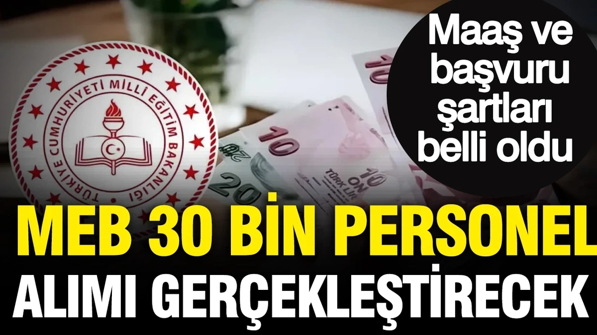 30 Bin Okul Bahçe Görevlisi Alınacak