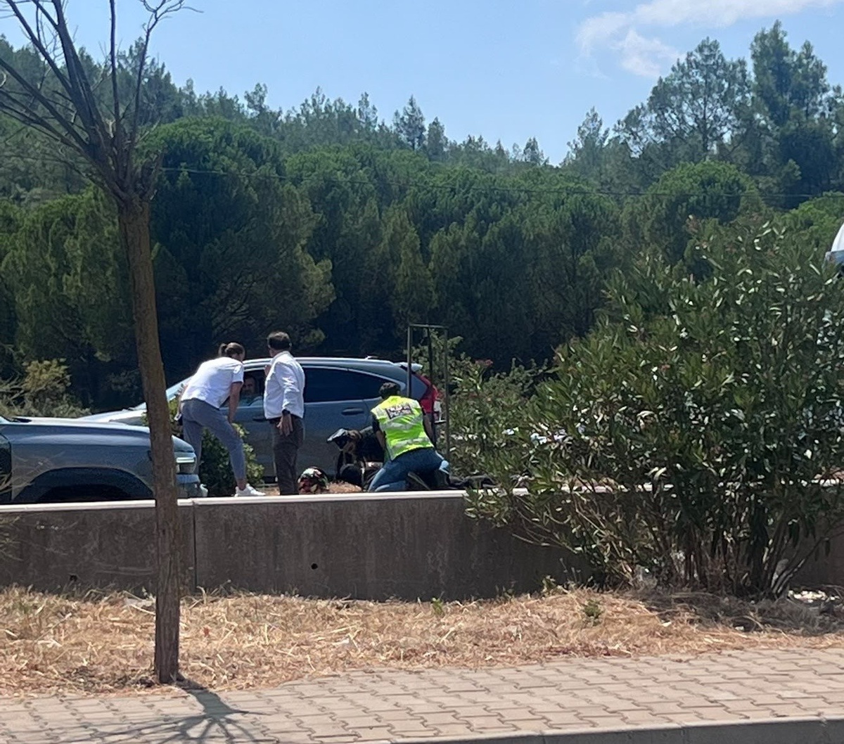 Motosikletli Şüpheli Kaçarken Yakalandı