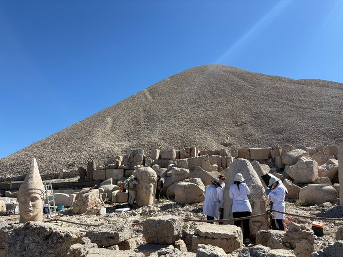 Nemrut Dağı\'ndaki Heykeller Nanoteknoloji ile Korunuyor