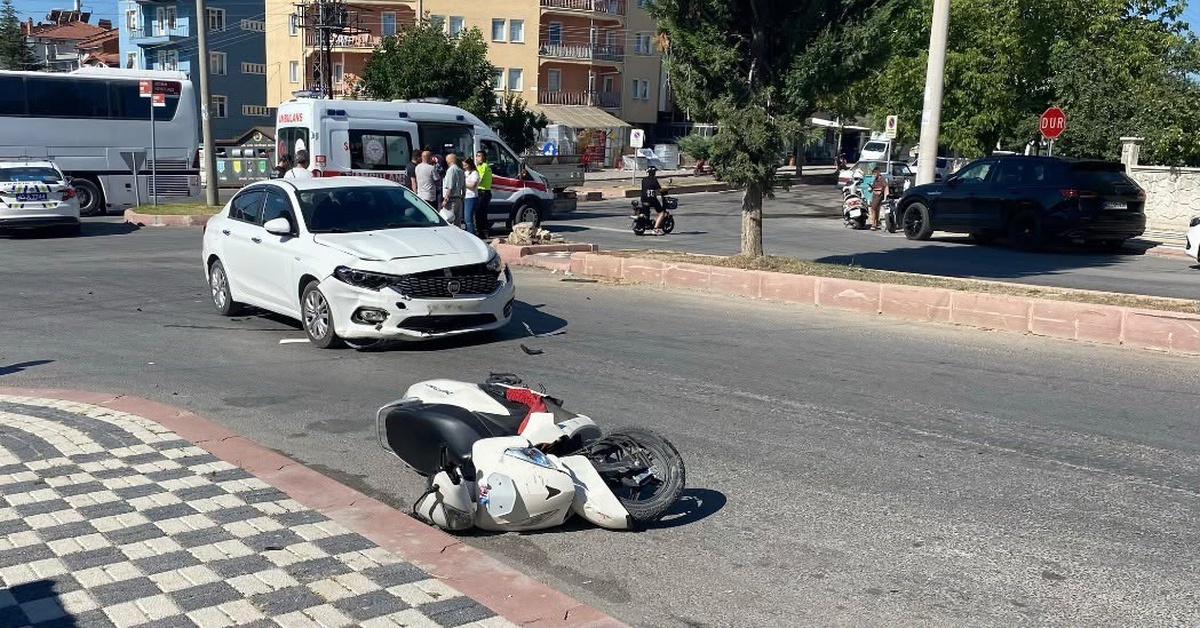 Tavşanlı\'da Trafik Kazası: 1 Yaralı