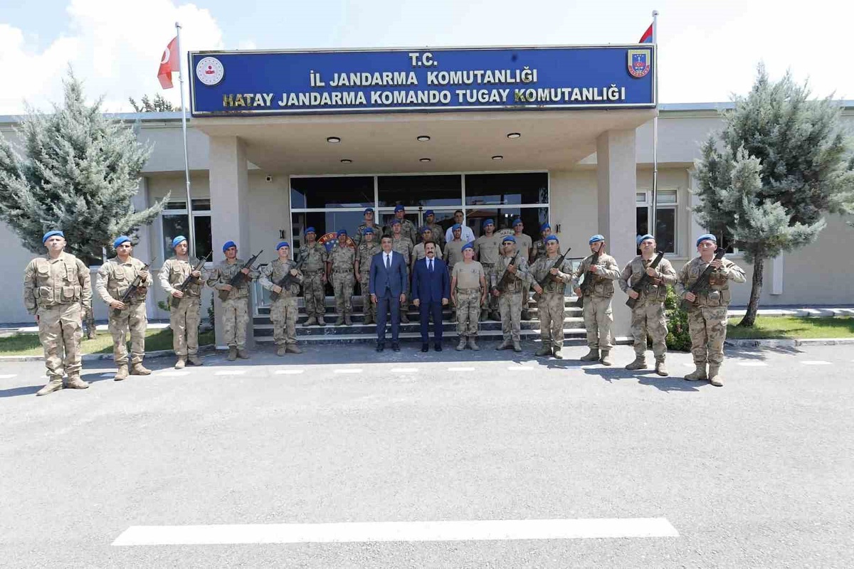 Vali Masatlı\'dan Jandarma\'ya Ziyaret