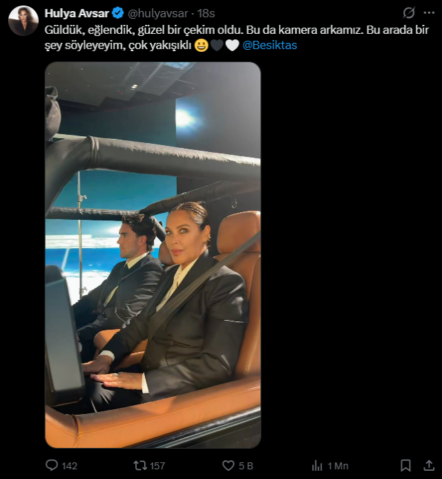 Vlahovic'in Hülya Avşar'a attığı bakışlar olay oldu