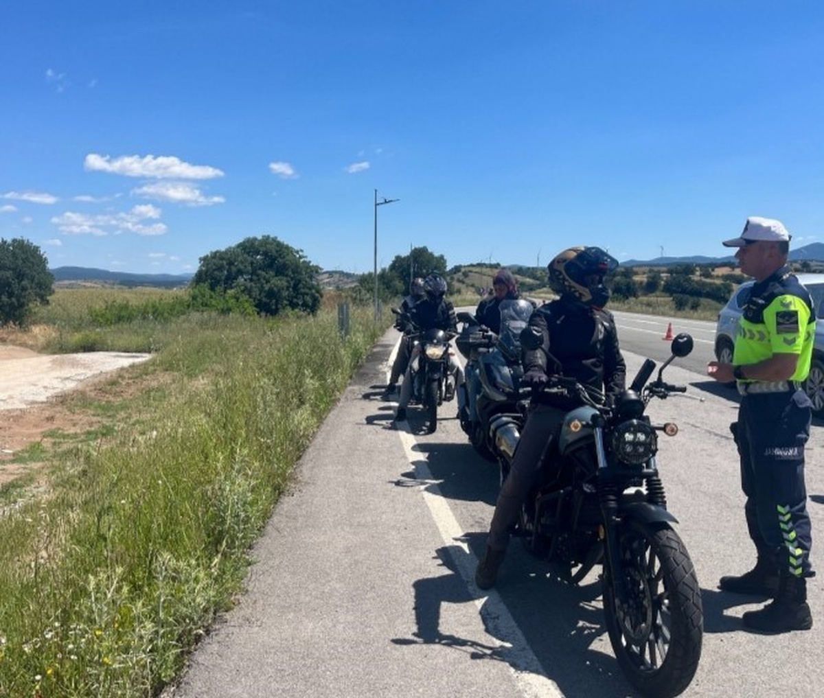 Çanakkale\'de Motosiklet Denetimi