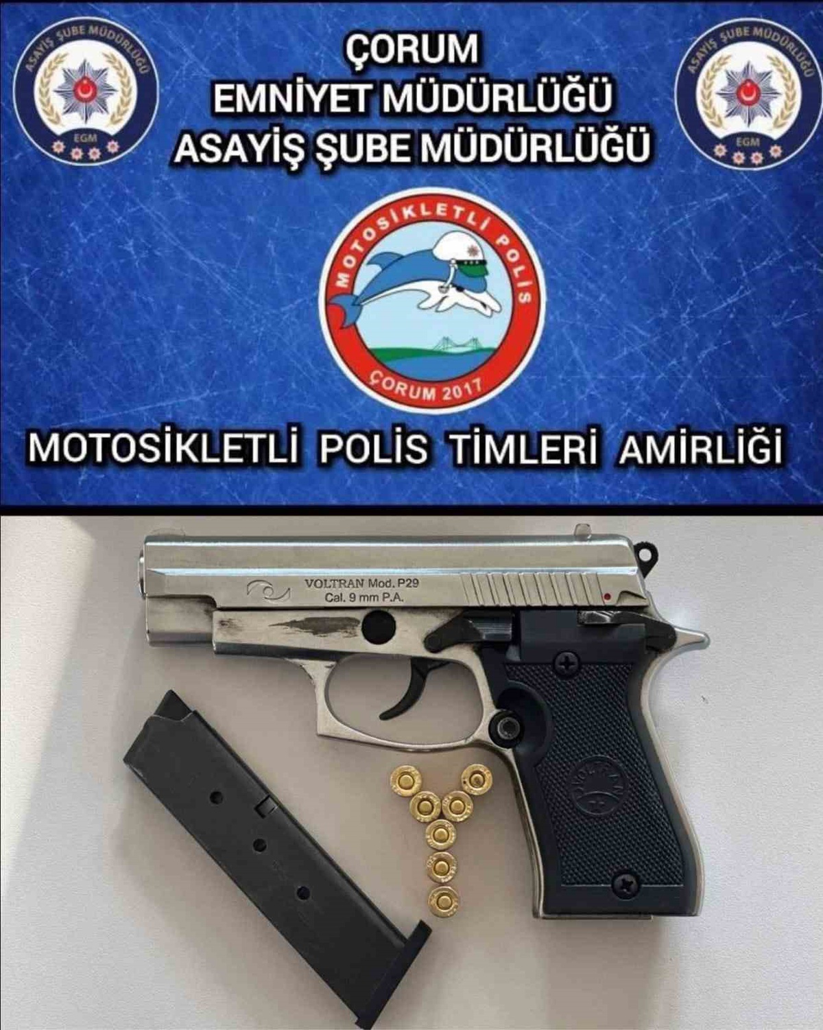 Çorum\'da Yakalama ve Silah Ele Geçirildi