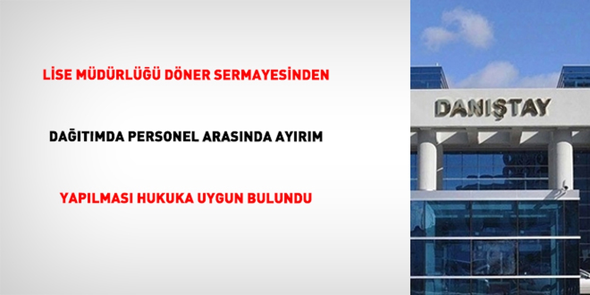 Danıştay\'dan Döner Sermaye Düzenlemesine Onay
