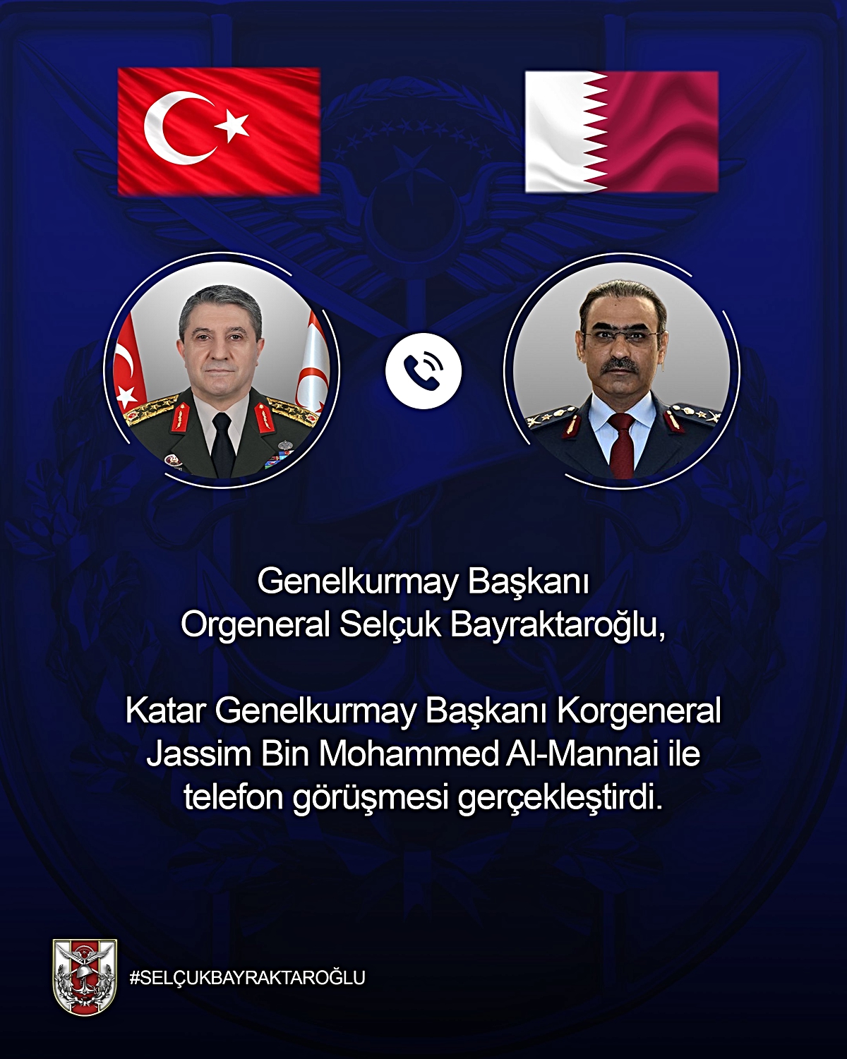 Bayraktaroğlu ve Al-Mannai\'nin Görüşmesi