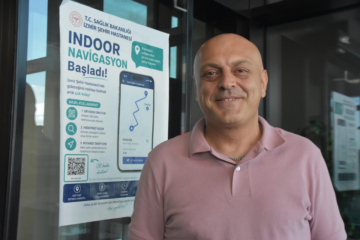 İzmir Şehir Hastanesi\'nde İç Mekan Navigasyon Sistemi