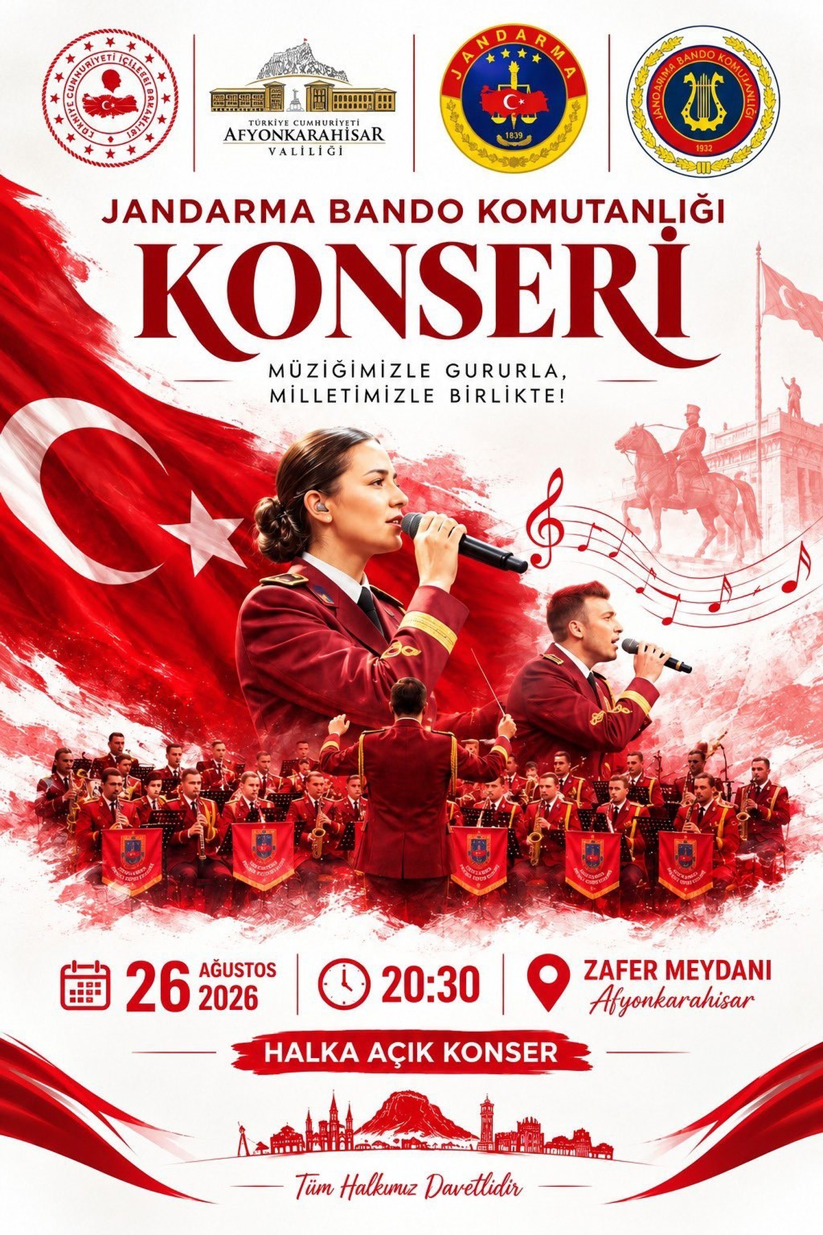 Afyonkarahisar\'da Zafer Haftası Konseri